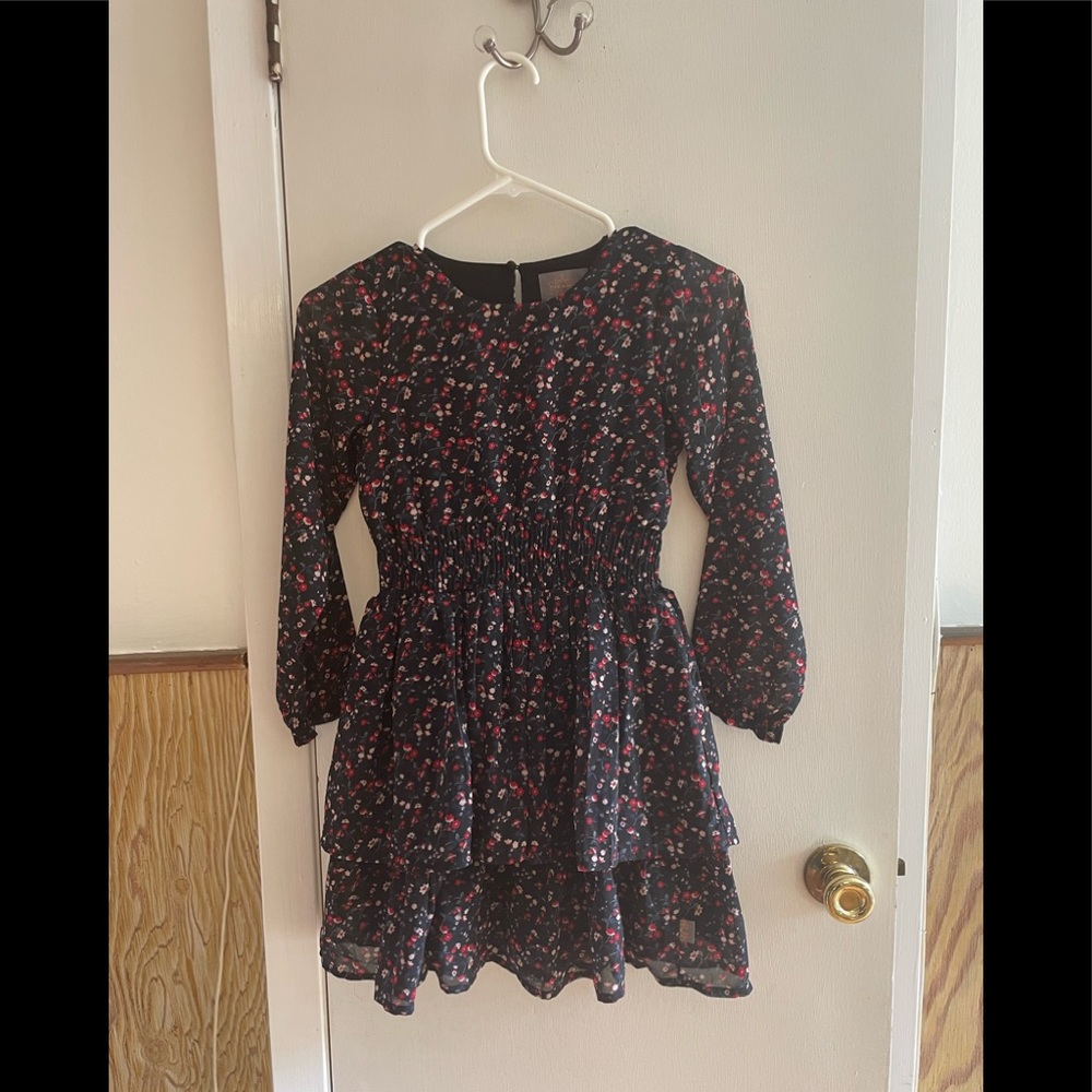 Creamie boutique floral ruffle dress